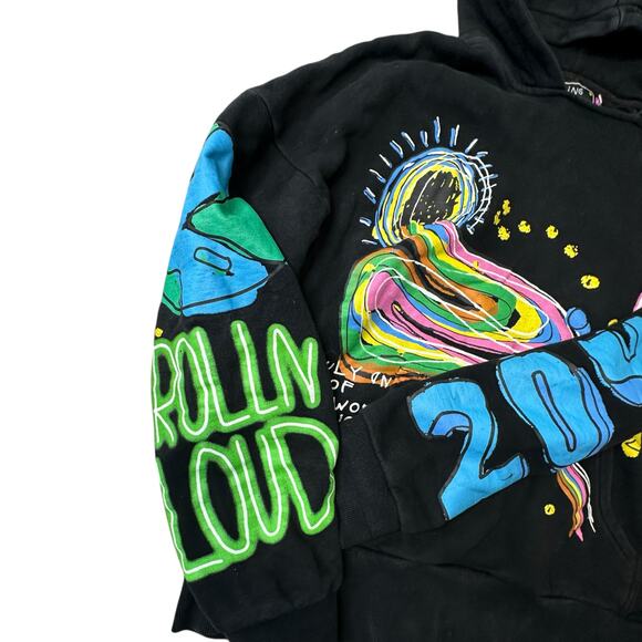 Rolling Loud B2Ss Urban Outfitters Rare Mens Small Space Robot Hoodie - Picture 6 of 7
